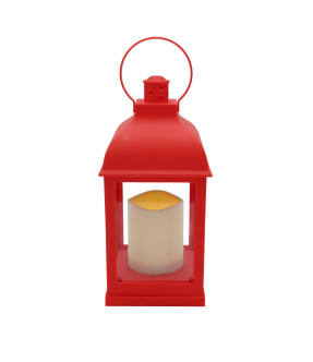 LANTERNAS LED 10,5x10,5X24CM JHD0200060 RED