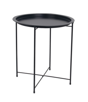 MESAS-TABULEIRO Ø47CM PRETO