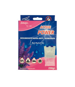 SAQUETAS DESUMIDIFICADORAS ANTI-HUMIDADE LAVANDA 25222 500ML/250GR