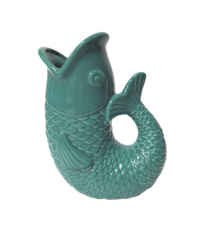 JARRAS PEIXE CERÂMICA TAM. L TURQUESA (A)