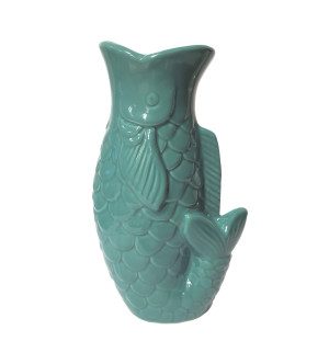 JARRAS PEIXE CERÂMICA TAM. L TURQUESA (B)