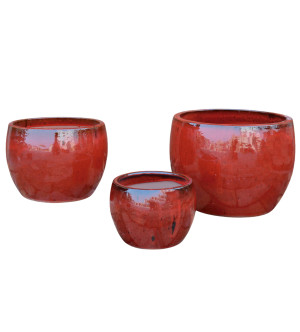 VASOS CERÂMICA SET. 3 25276