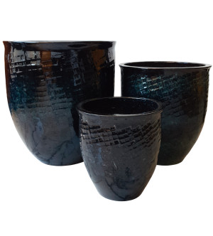 VASOS CERÂMICA SET. 3 25277