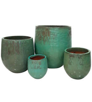 VASOS CERÂMICA SET. 4 25279