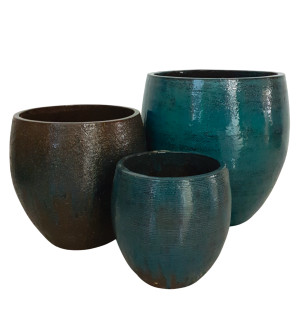 VASOS CERÂMICA SET. 3 25282