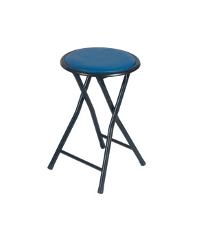BANCOS DOBRÁVEIS 30X45CM C/ PVC AZUL 25421
