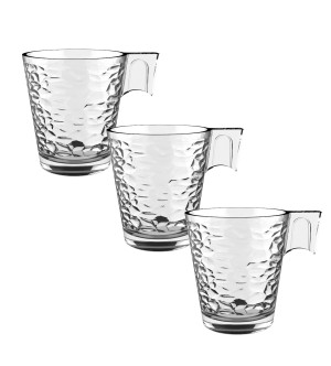 CHÁVENAS CAFÉ CRACKLE 70ML- SET.3